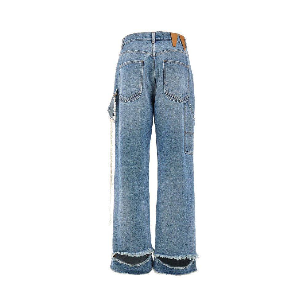 &#39;Lisa&#39; Loose Fit Carpenter jeans