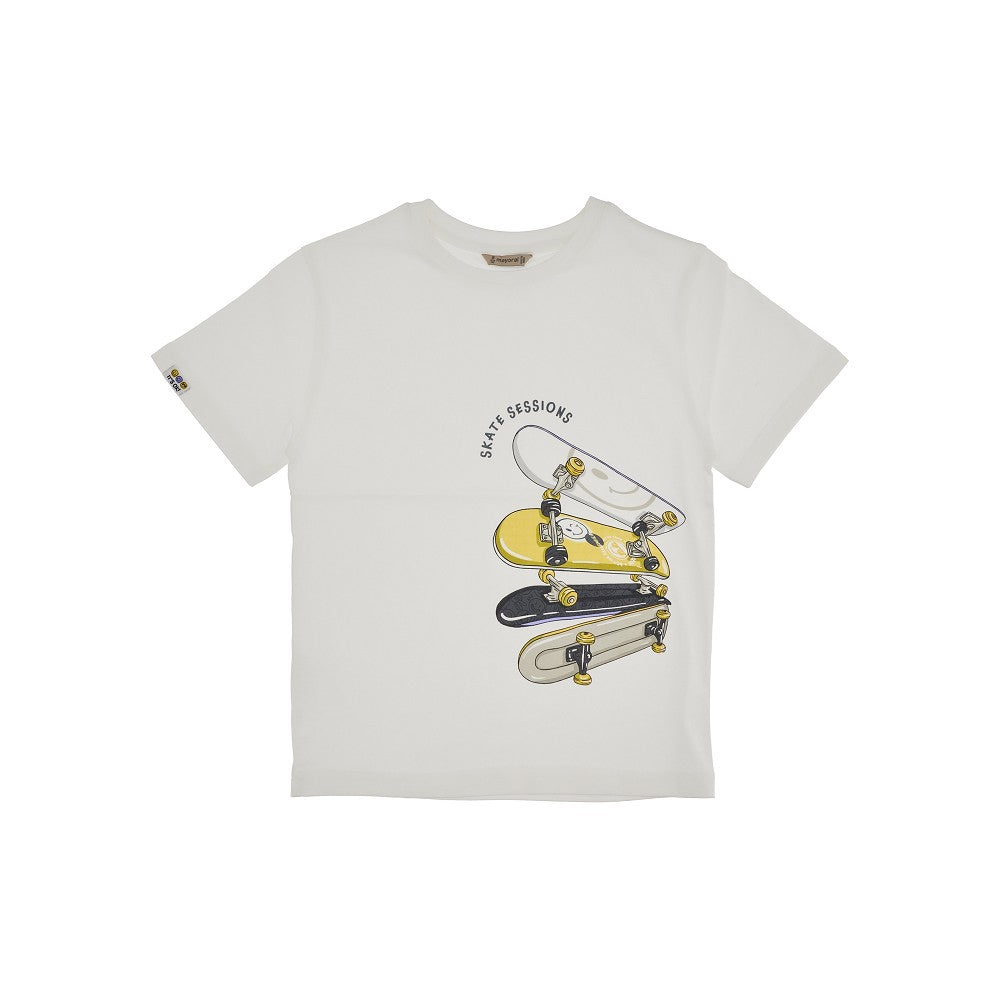 Skate print T-shirt