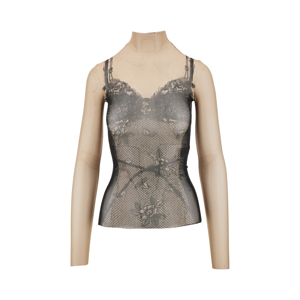 Top Trompe l&#39;oeil Lingerie