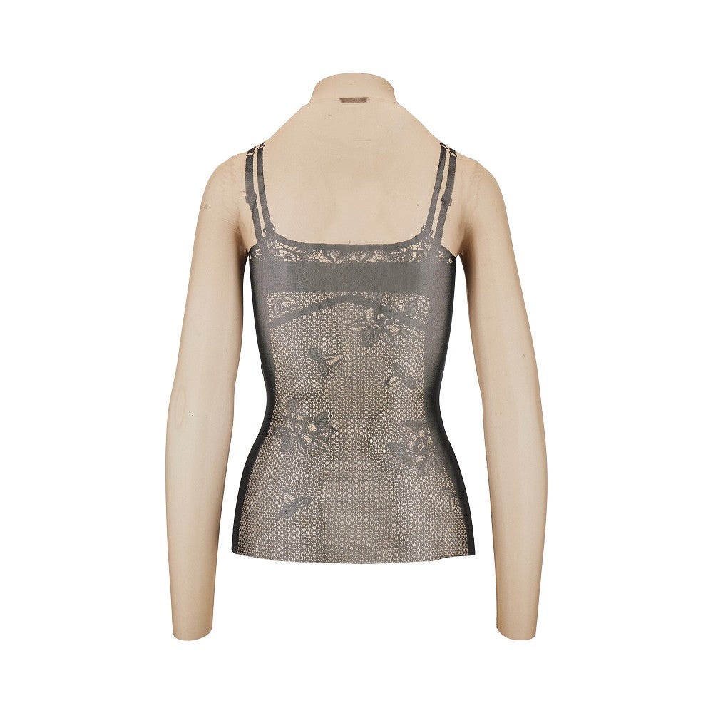 Trompe l&#39;oeil Lingerie top