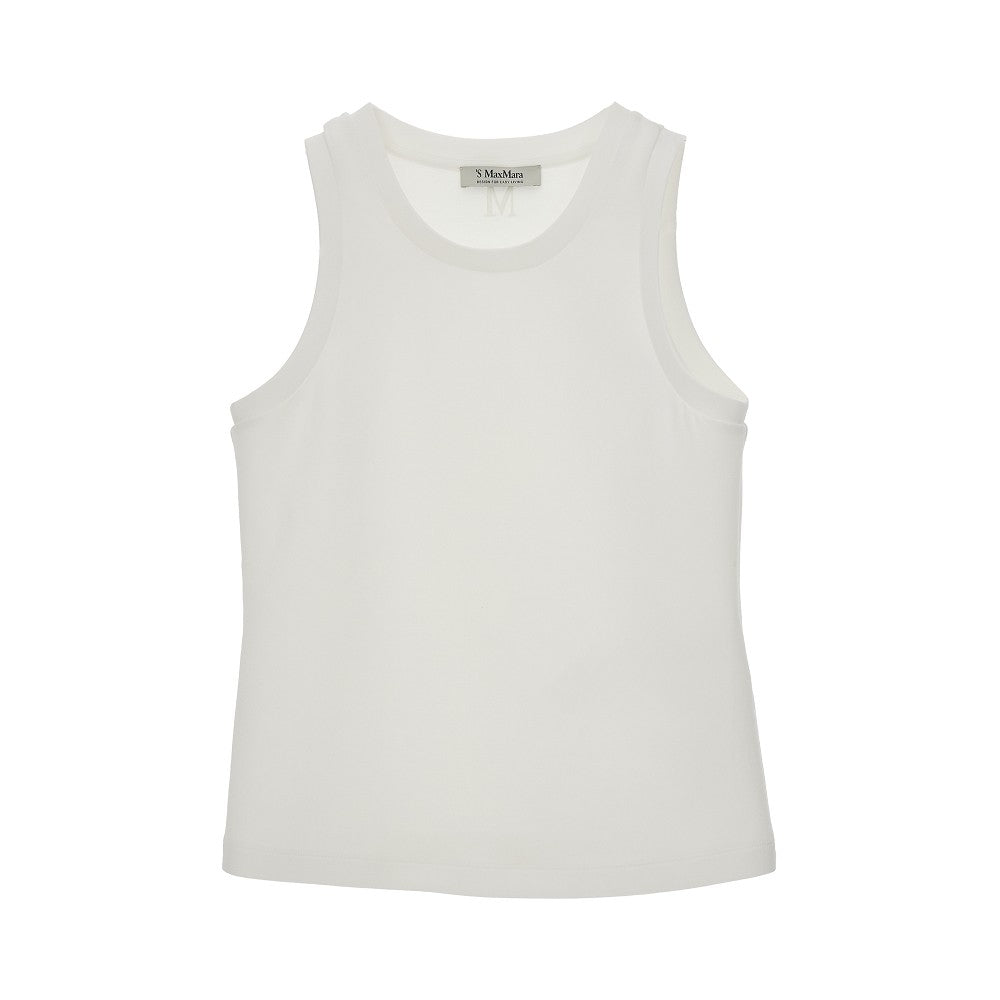 Stretch jersey tank top