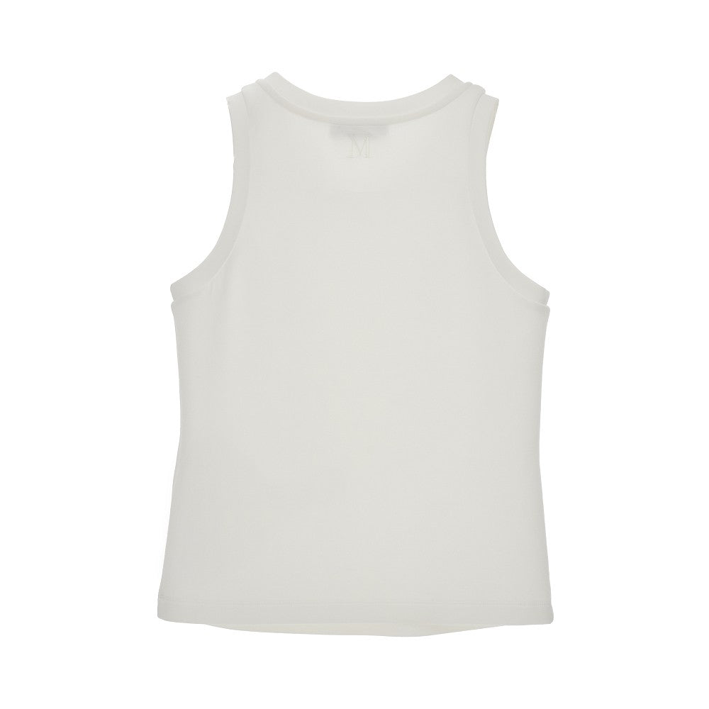 Stretch jersey tank top