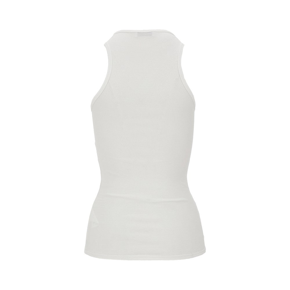 Cotton ribbed tank top