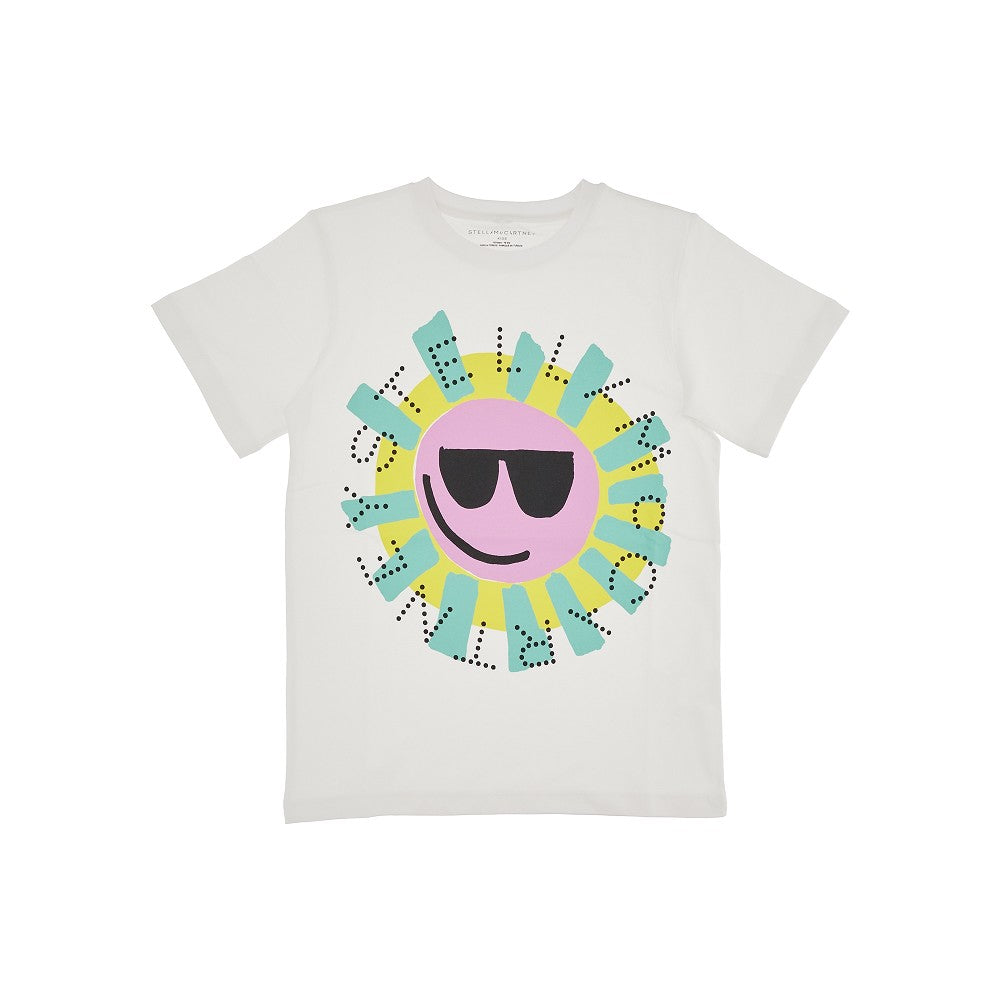 T-shirt con stampa Sunshine Face