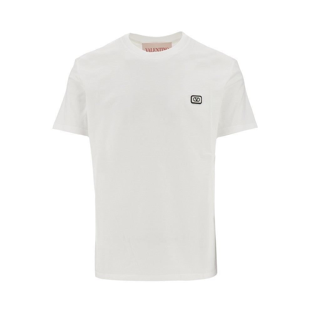 &#39;VLogo&#39; patch T-shirt