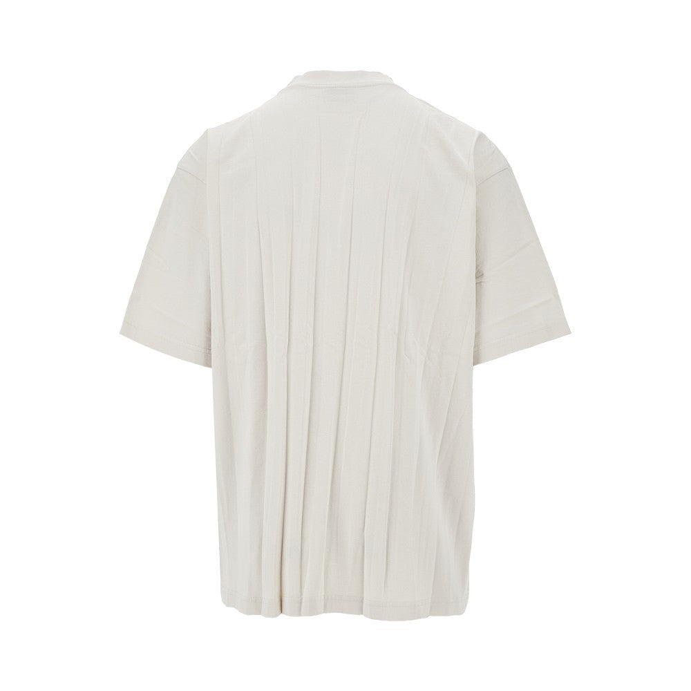 Creased-effect jersey T-shirt