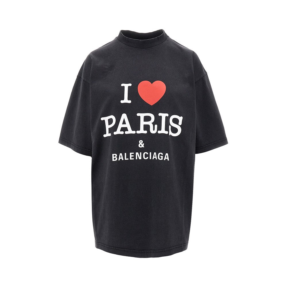 T-shirt &#39;I Love Paris &amp; Balenciaga&#39;