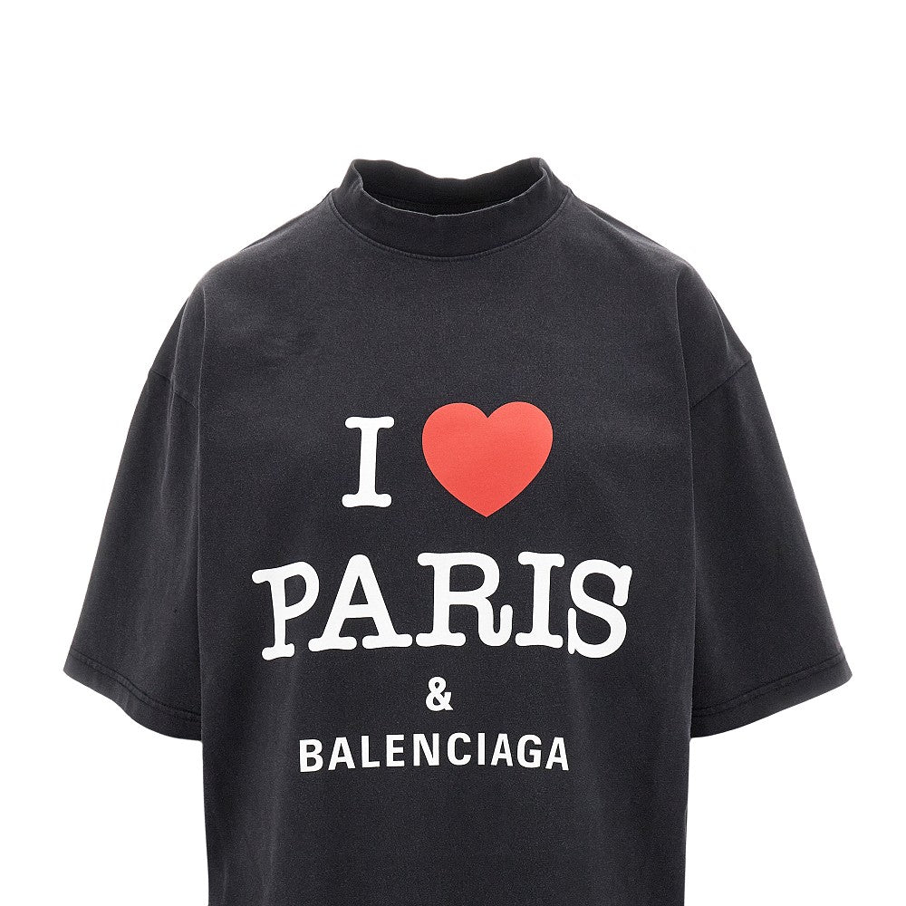 T-shirt &#39;I Love Paris &amp; Balenciaga&#39;