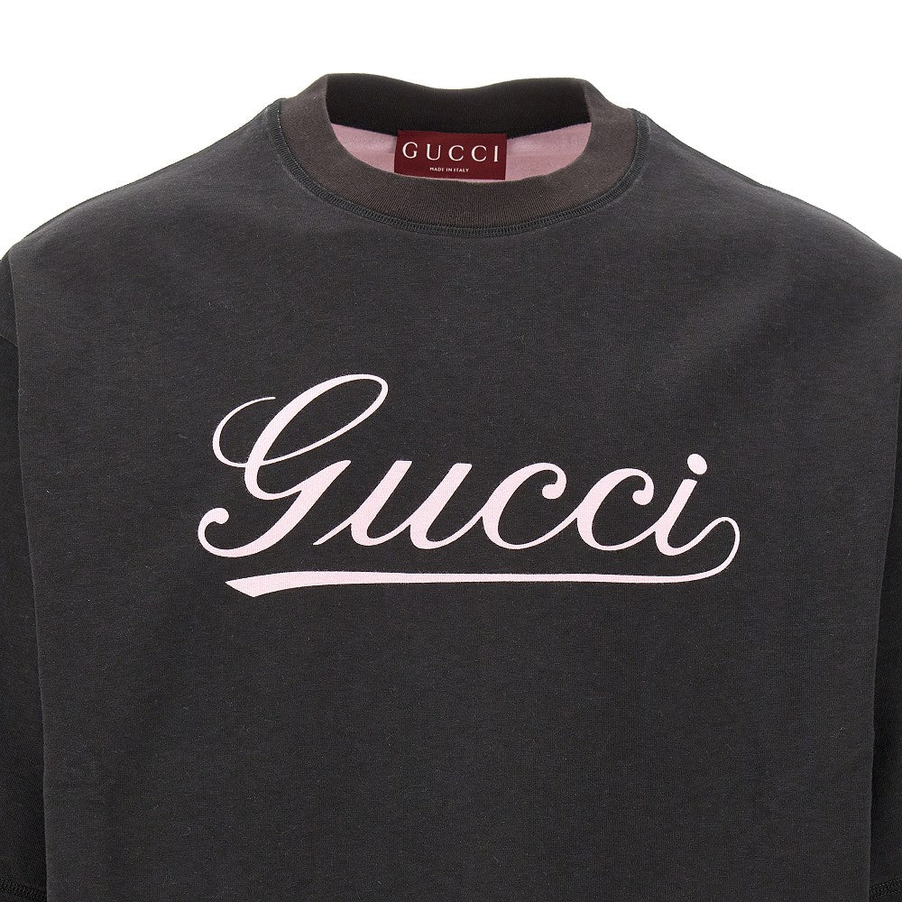 T-shirt con firma &quot;Gucci&quot;