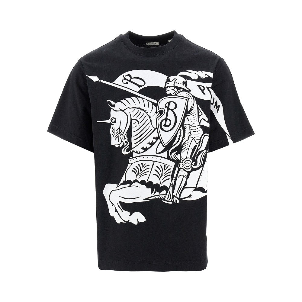 Equestrian Knight Design print T-shirt