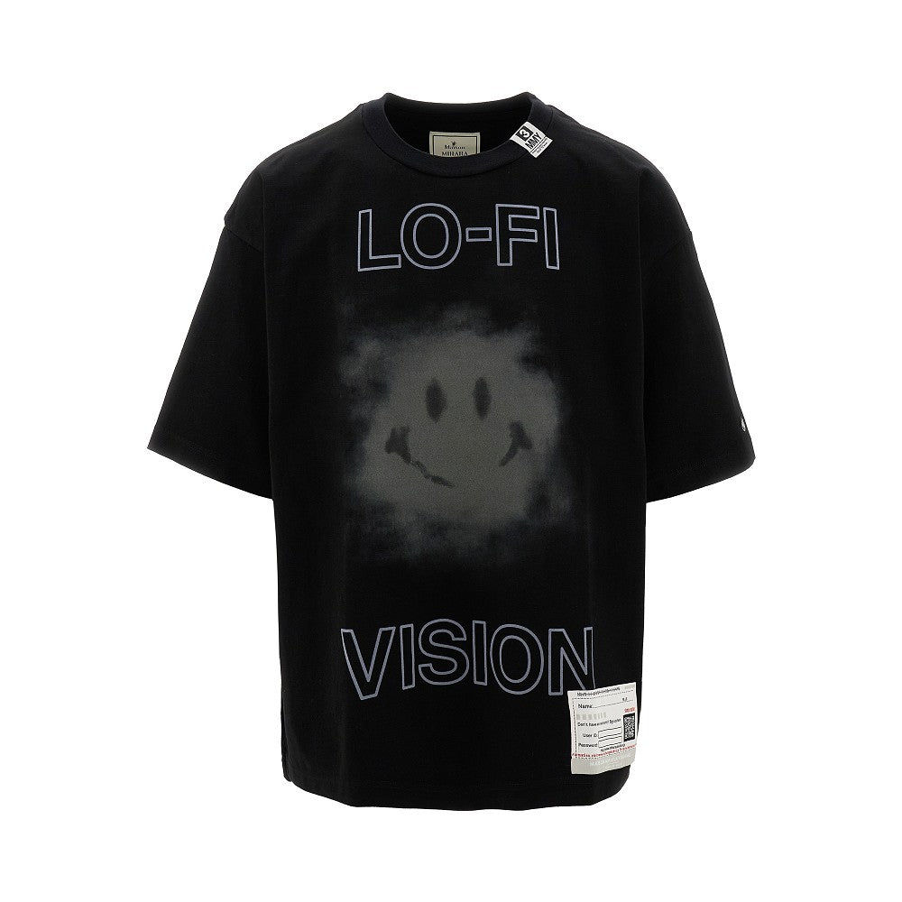 T-shirt con stampa &#39;LO-FI VISION&#39;