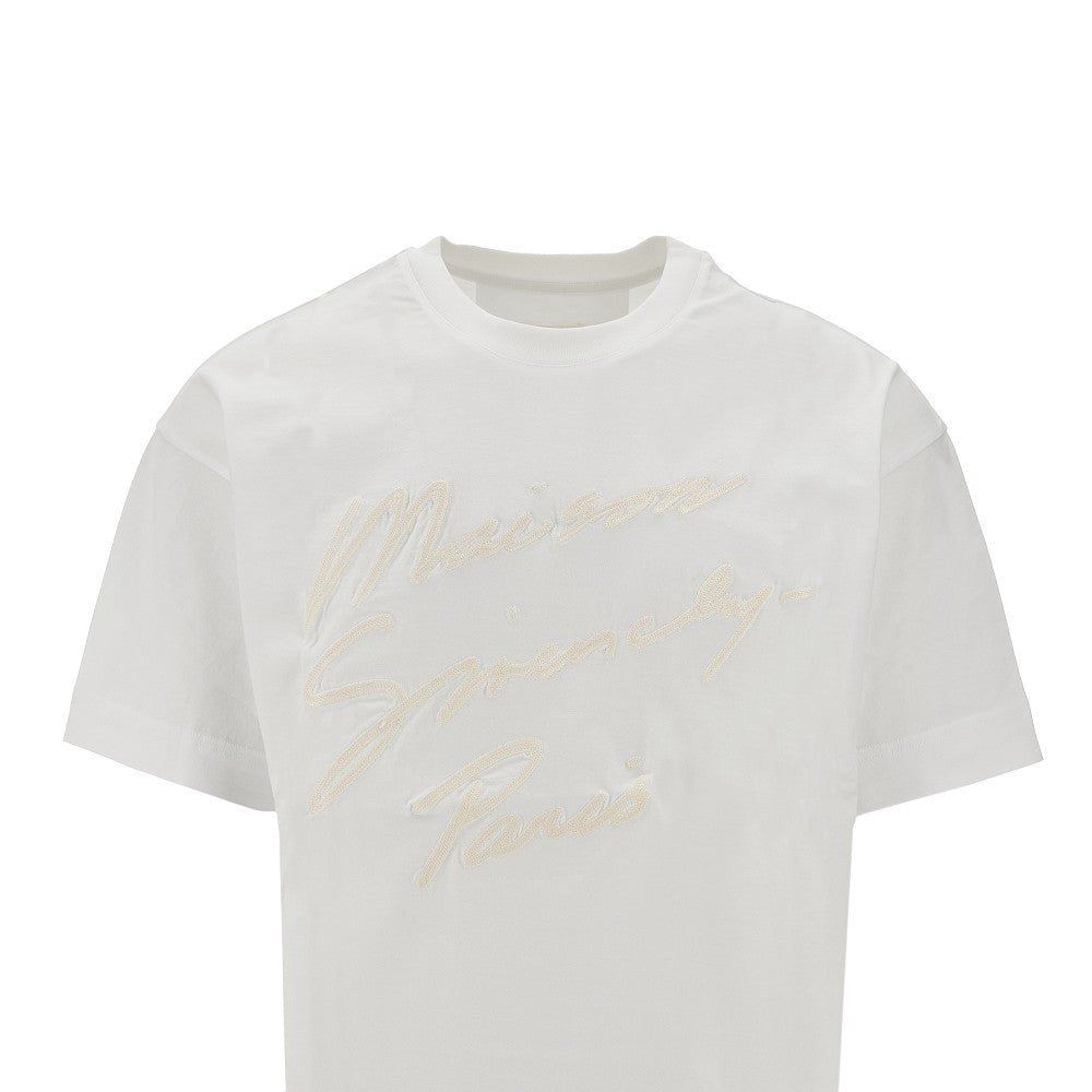 T-shirt con ricamo &#39;Maison GIVENCHY Paris&#39;