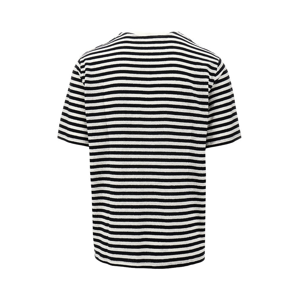 Striped linen T-shirt