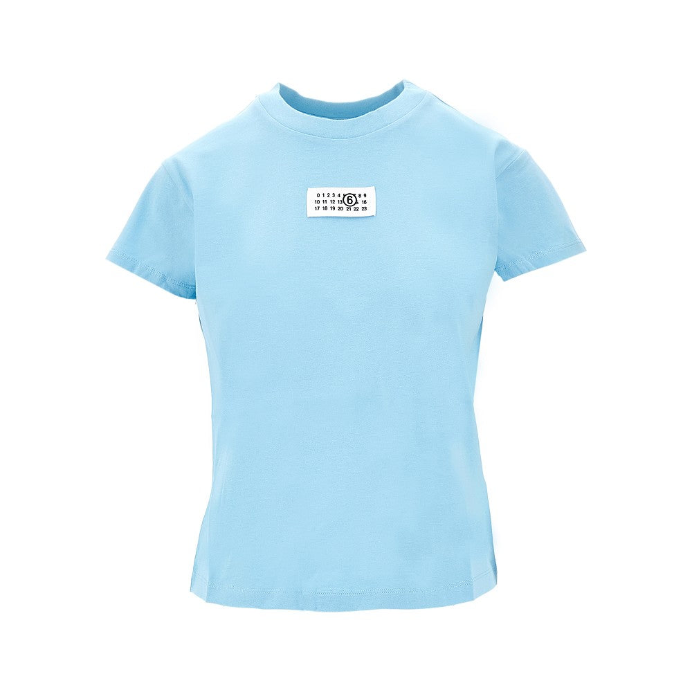 T-shirt con etichetta logo