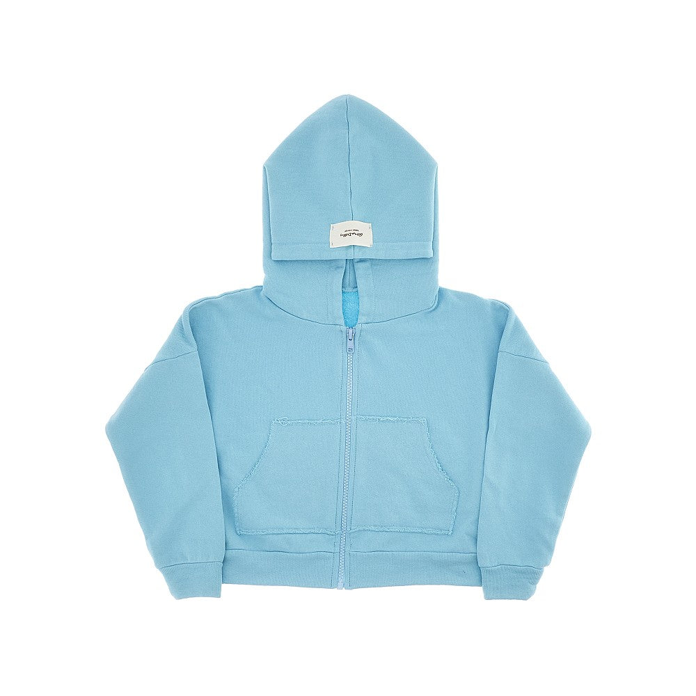 French terry full-zip hoodie