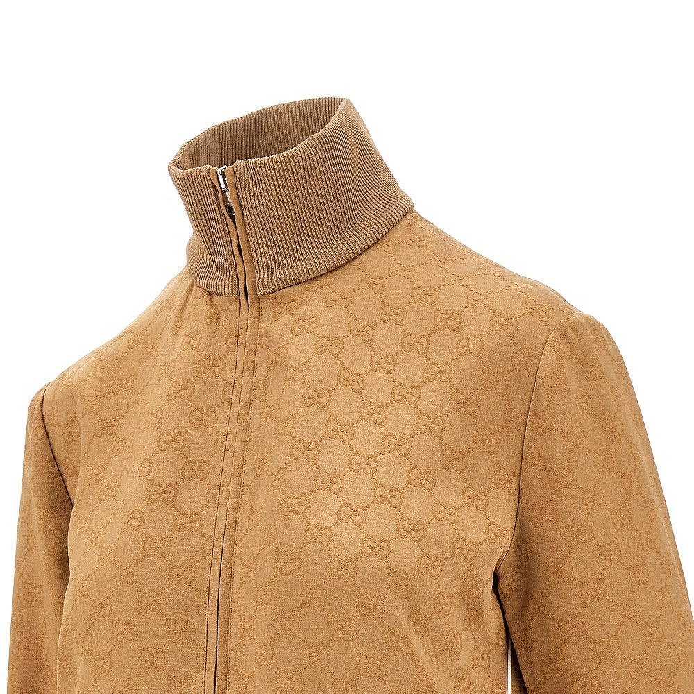 GG jacquard full-zip sweatshirt