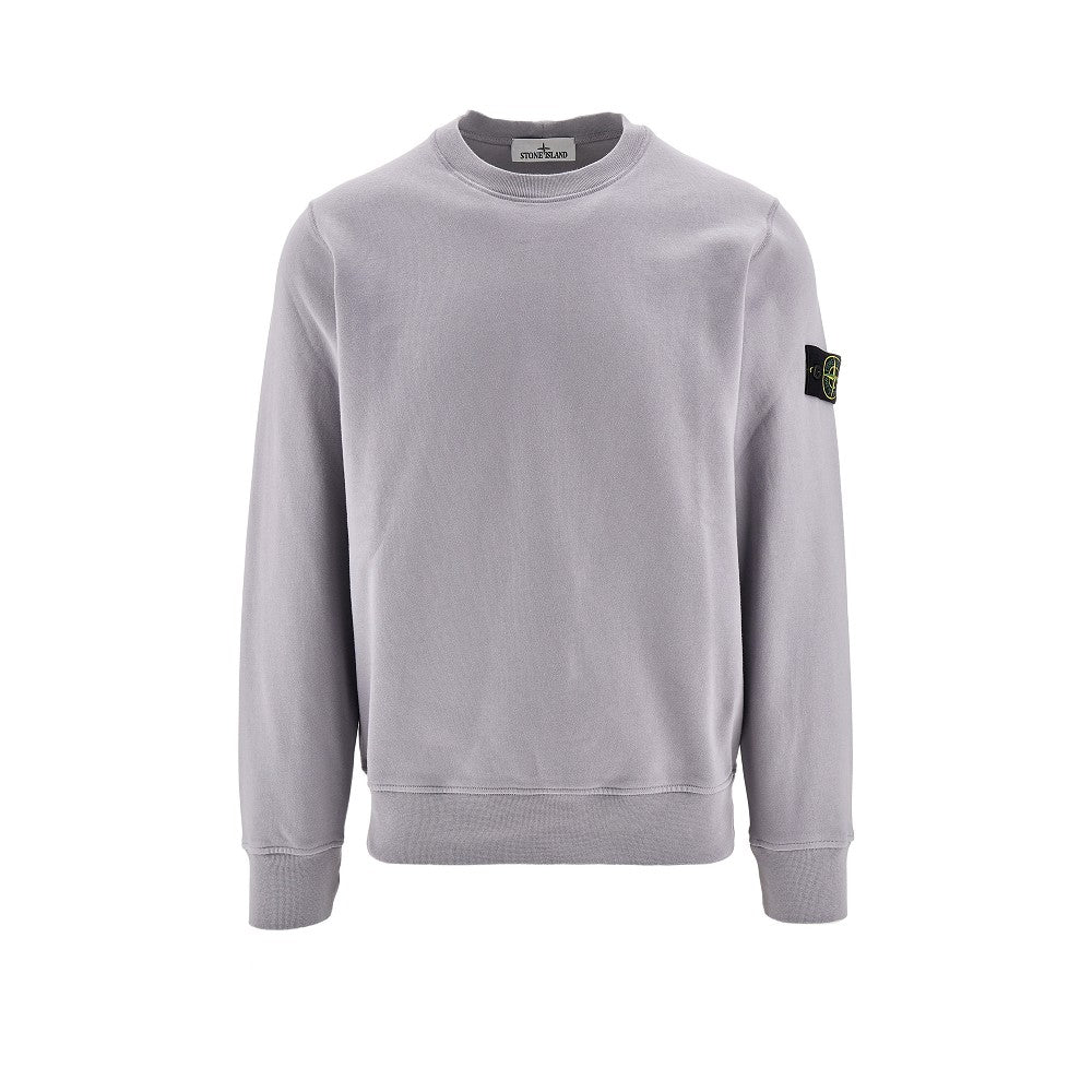 Logo badge crewneck sweatshirt