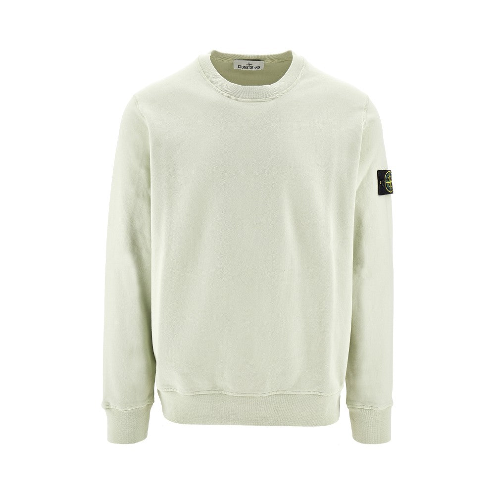 Logo badge crewneck sweatshirt