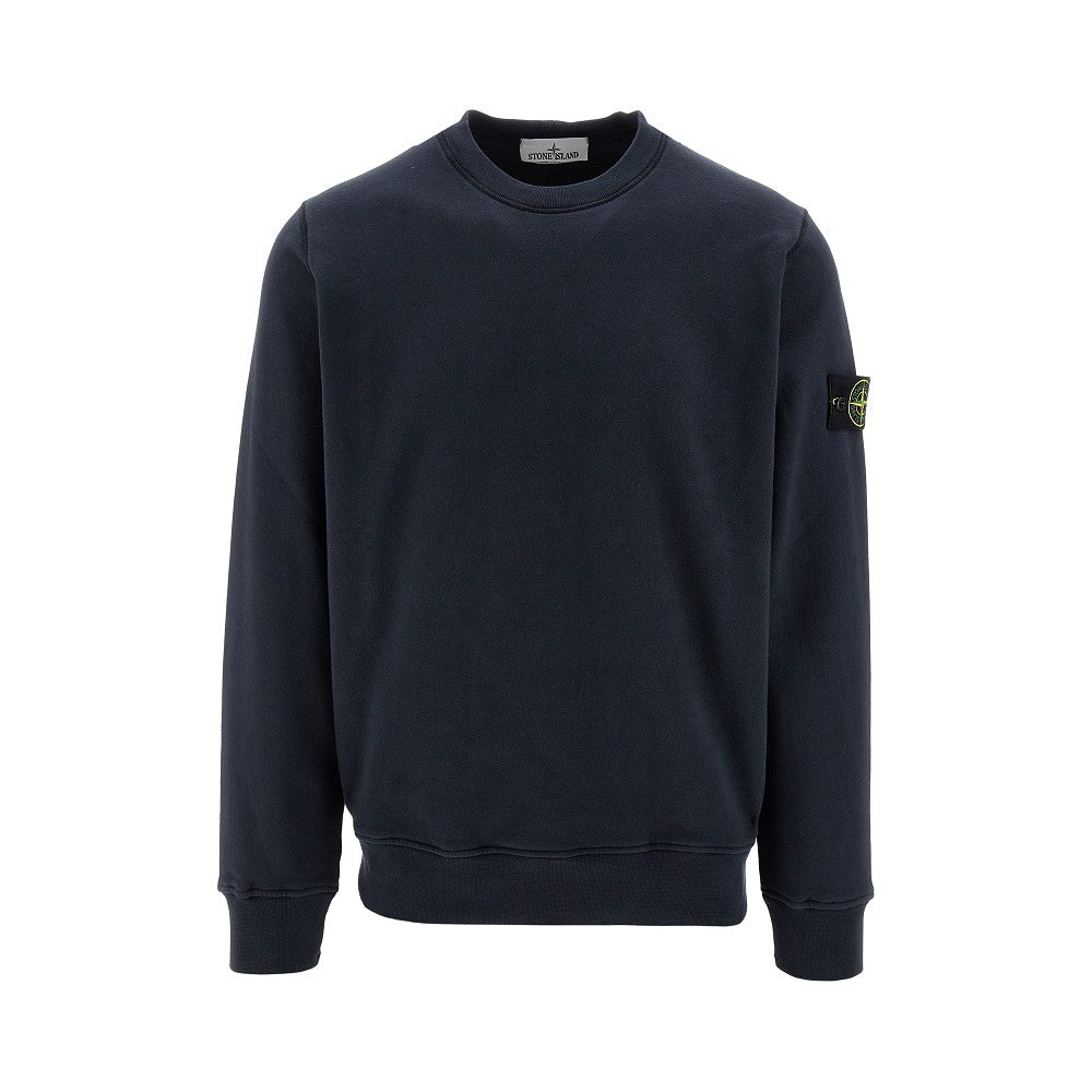 Logo badge crewneck sweatshirt