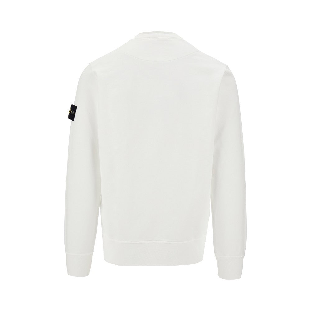 Logo badge crewneck sweatshirt