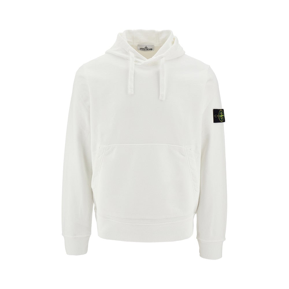 Hoodie with logo badge