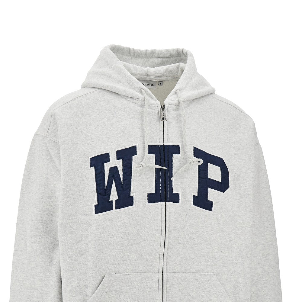 Felpa full-zip con cappuccio &#39;WIP&#39;