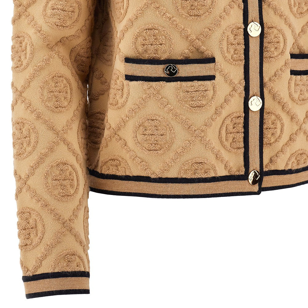 Cardigan &#39;Kendra&#39; con motivo T Monogram