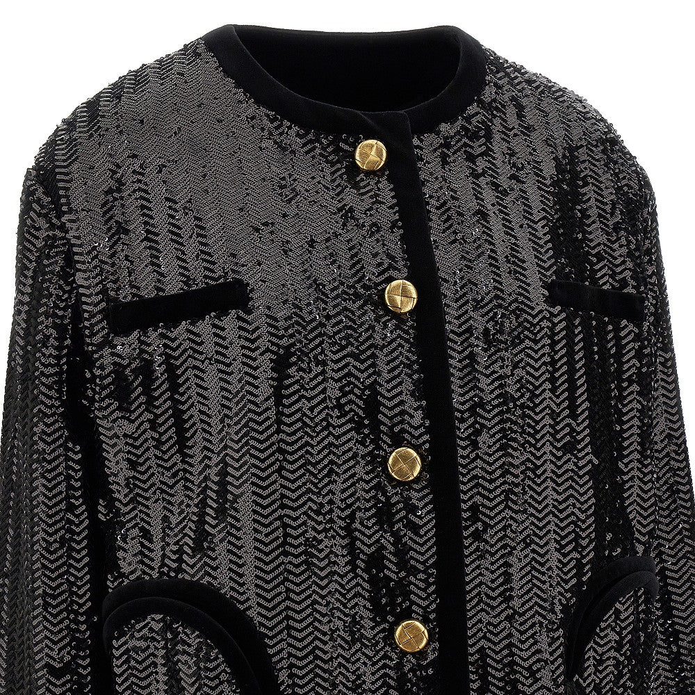 &#39;Gliss&#39; sequinned bolero jacket