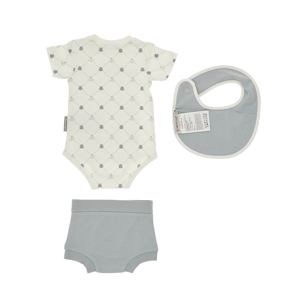 Pure cotton jersey theree-piece set