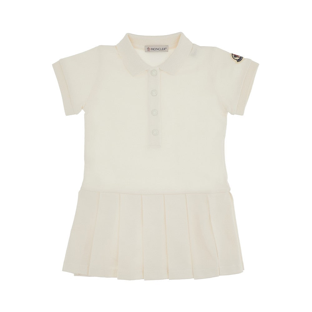 Cotton polo shirt mini dress