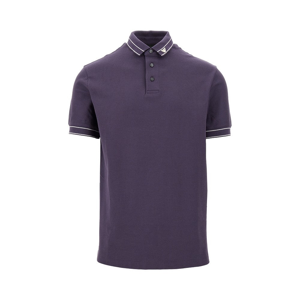 Cotton piquet polo shirt