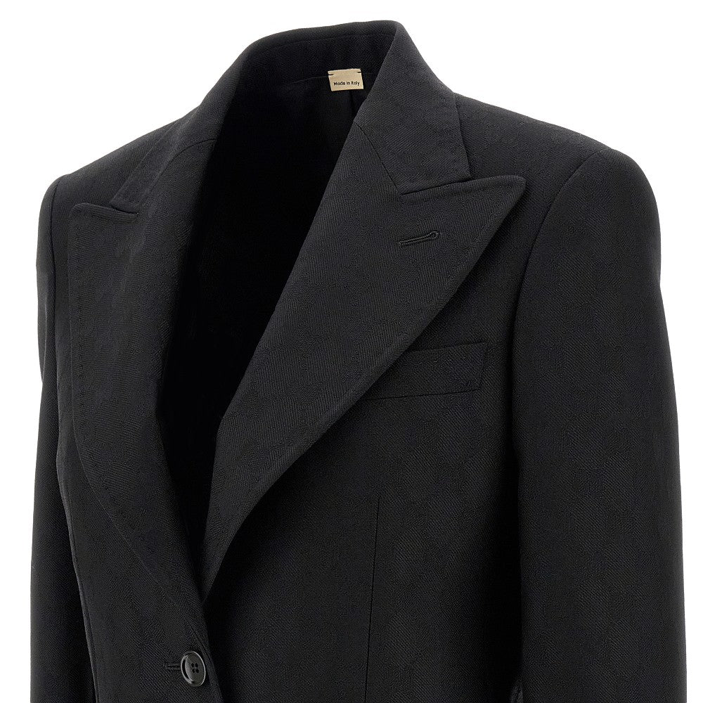 GG jacquard wool tailored jacket