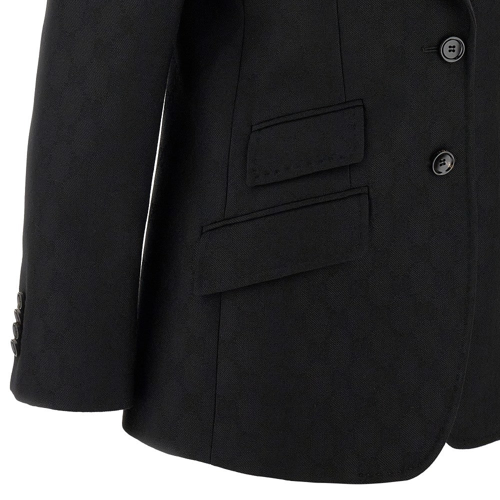 GG jacquard wool tailored jacket