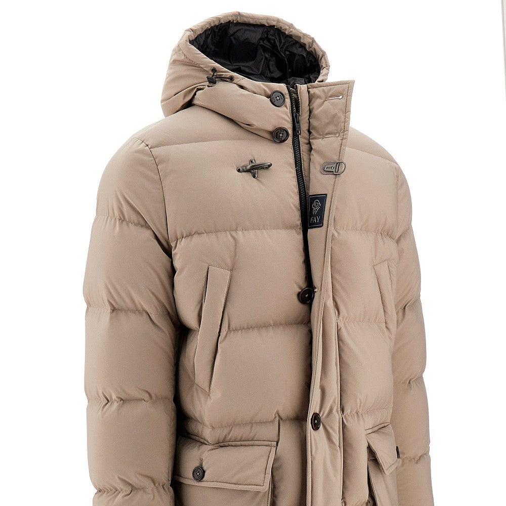 Soft nylon down jacket