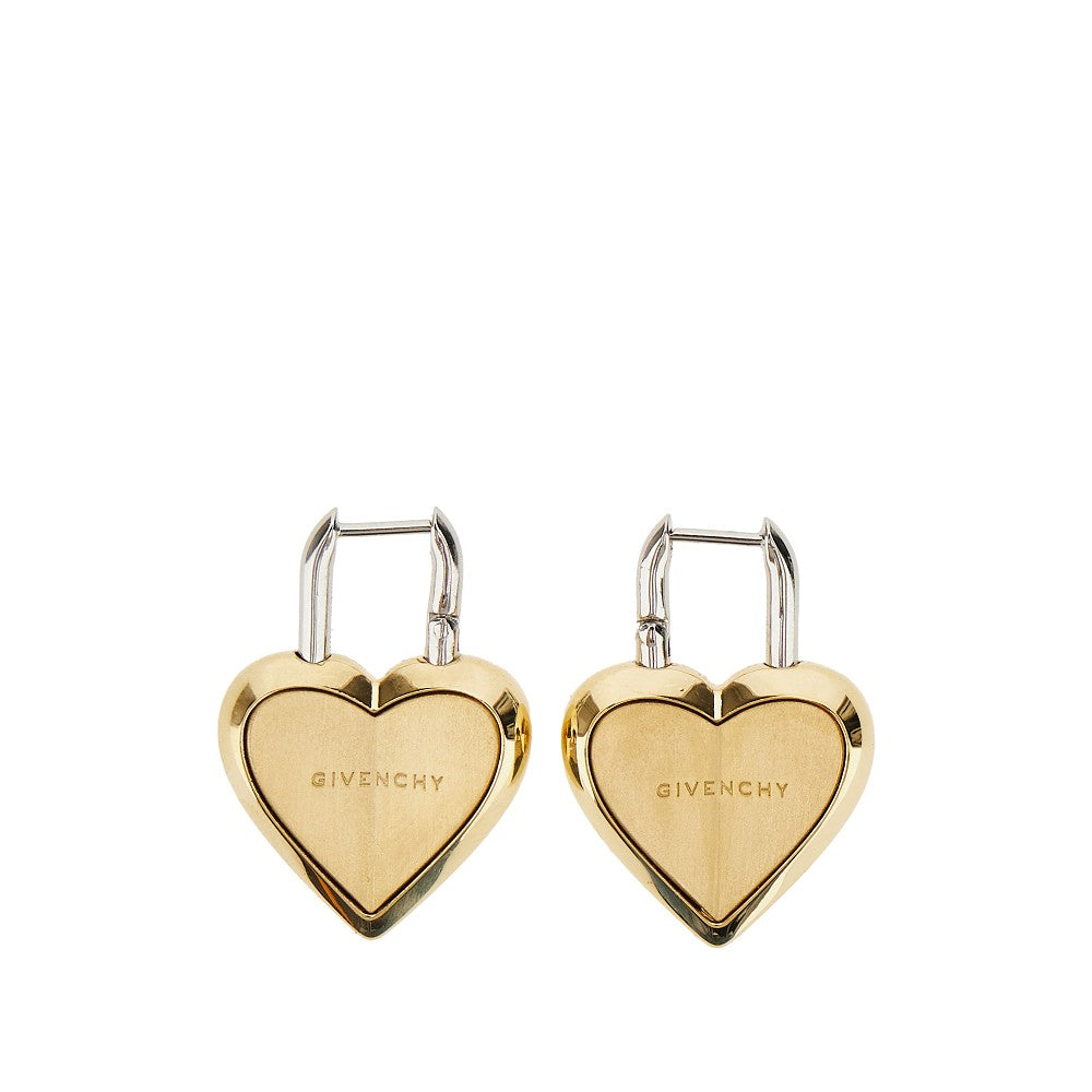 &#39;Heart Lock&#39; earrings