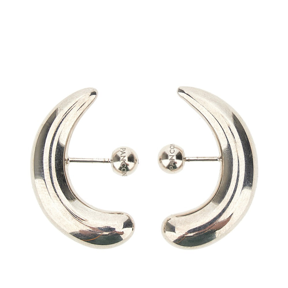 &#39;Half Moon Hoops&#39; earrings