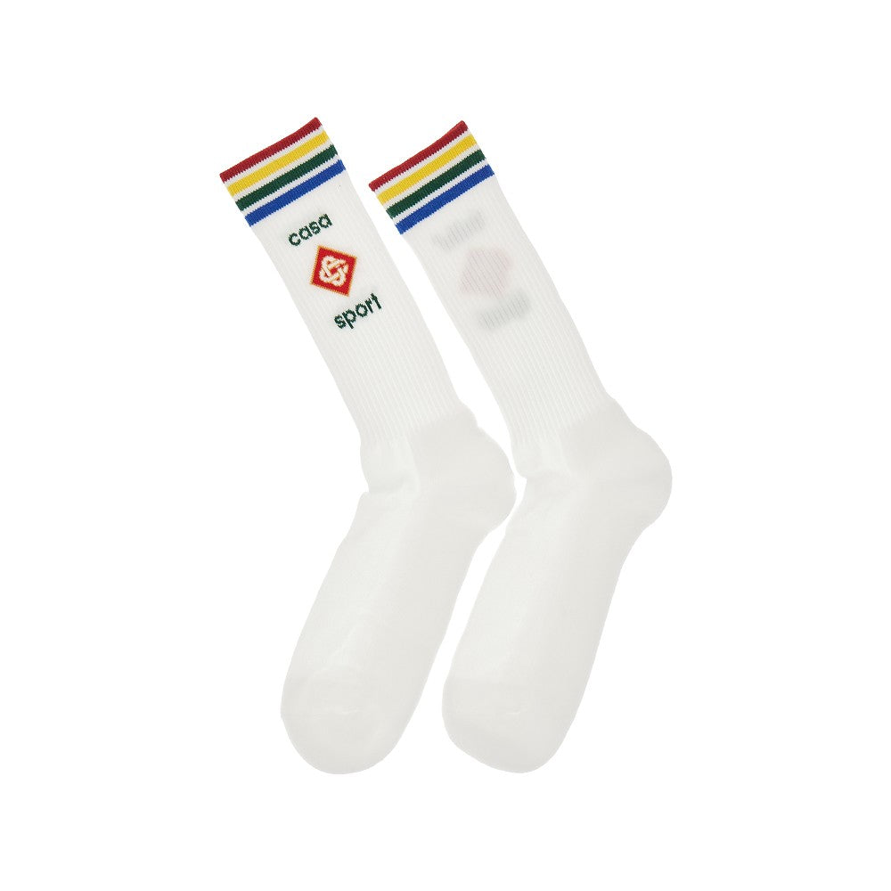 &#39;Casa Sport Rainbow&#39; sport socks