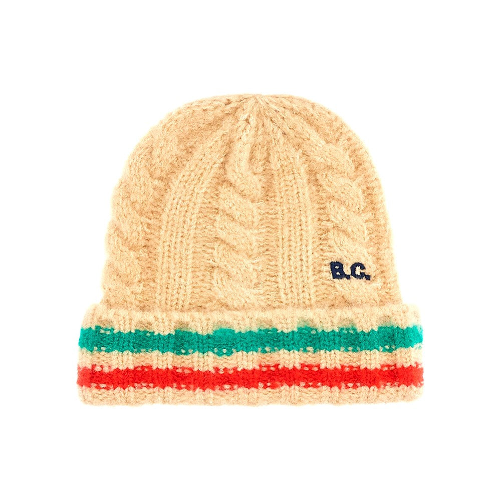 Beanie maglia a trecce