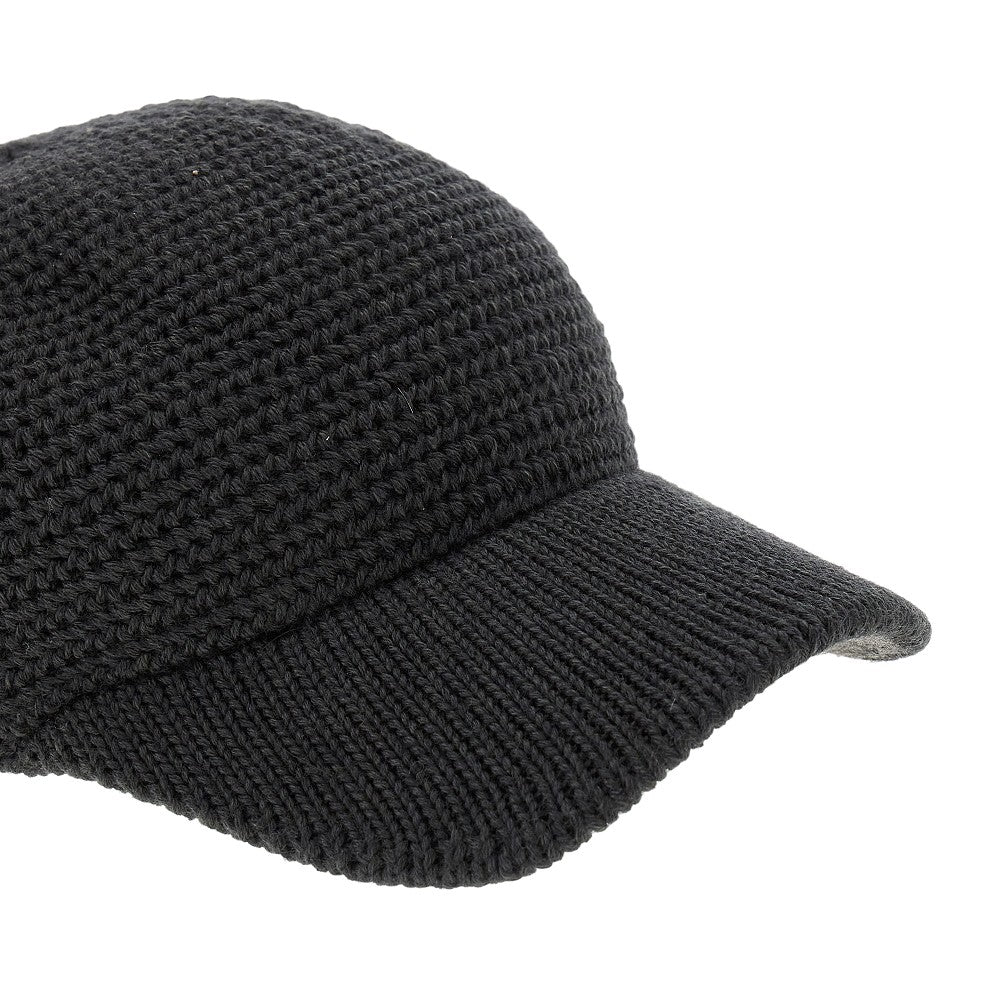 Knitted baseball cap