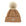 Wool and cashmere beanie hat with pompom