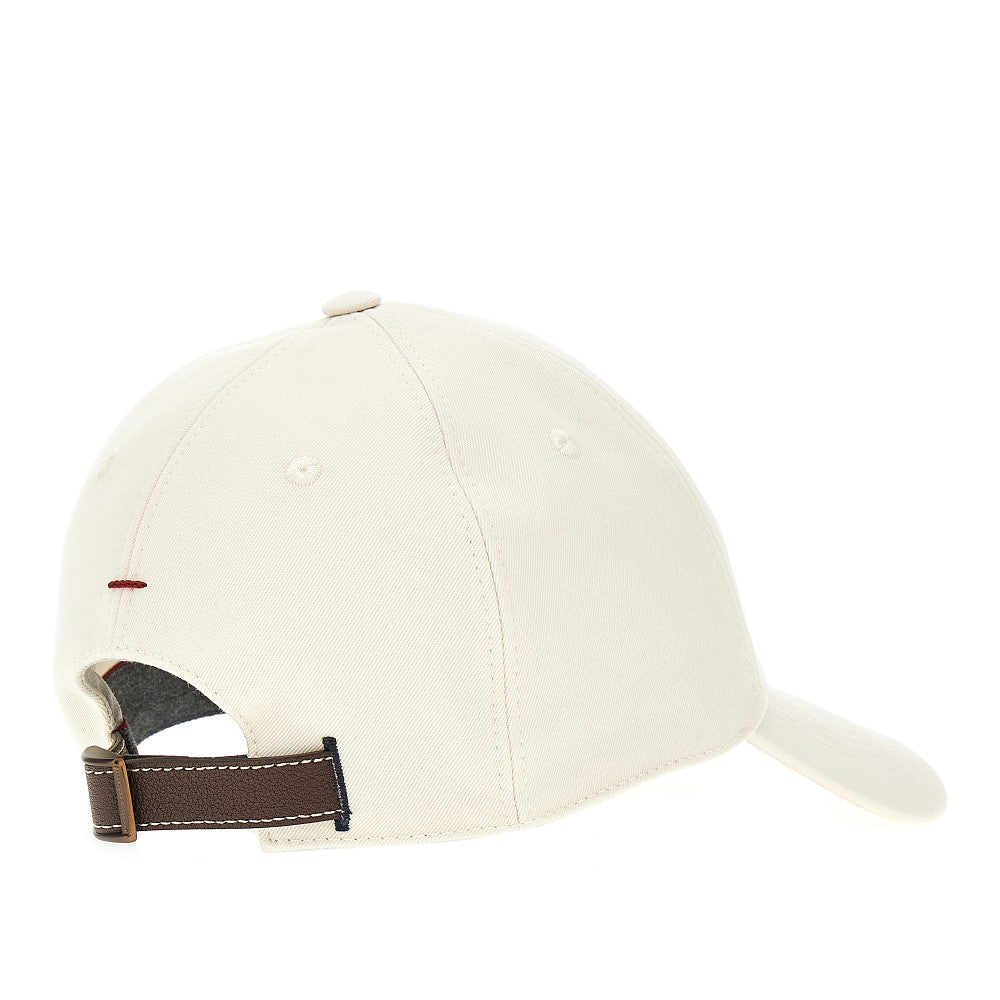 Cappello baseball in gabardine con logo