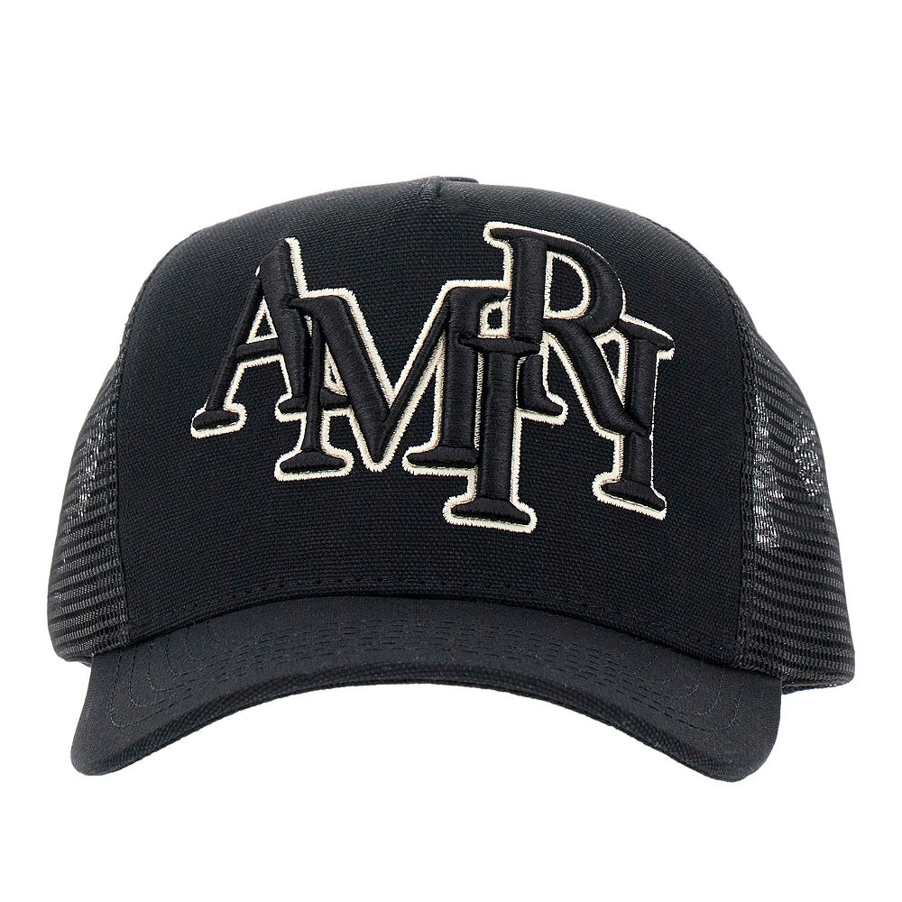 Logo embroidery trucker hat