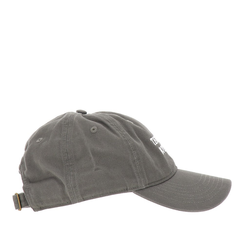 Organic cotton embroidered baseball cap