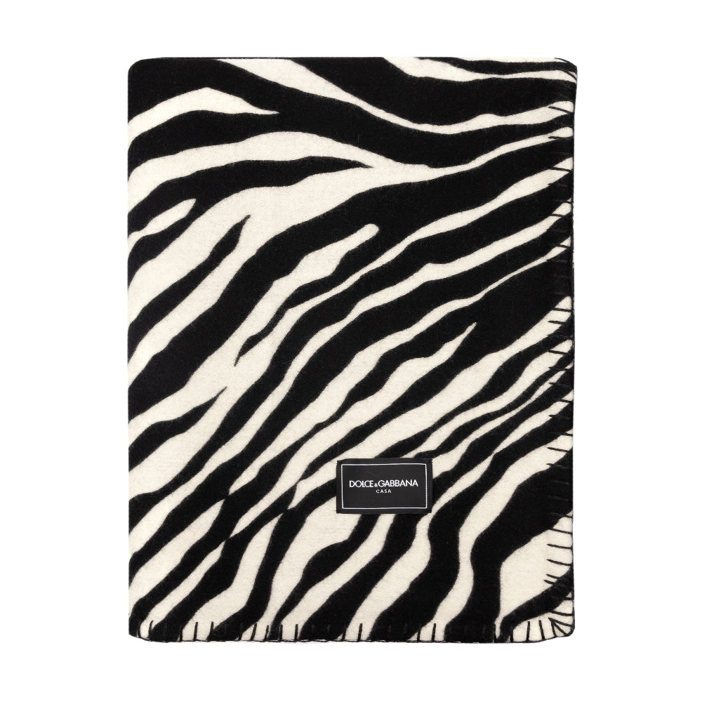 Zebra print blanket