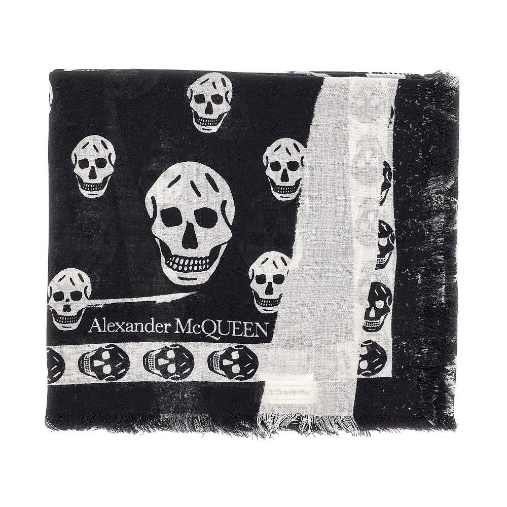 Foulard in lana Skull Slashed