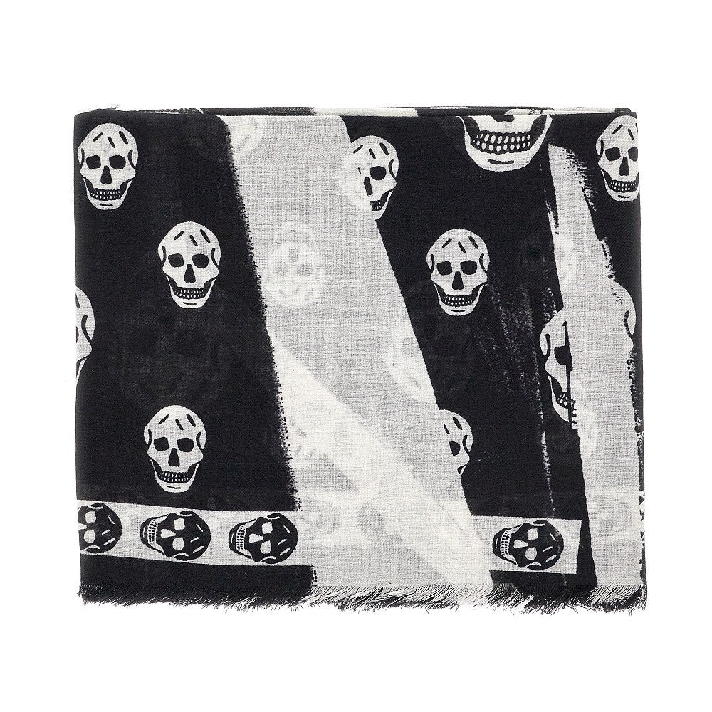 Foulard in lana Skull Slashed