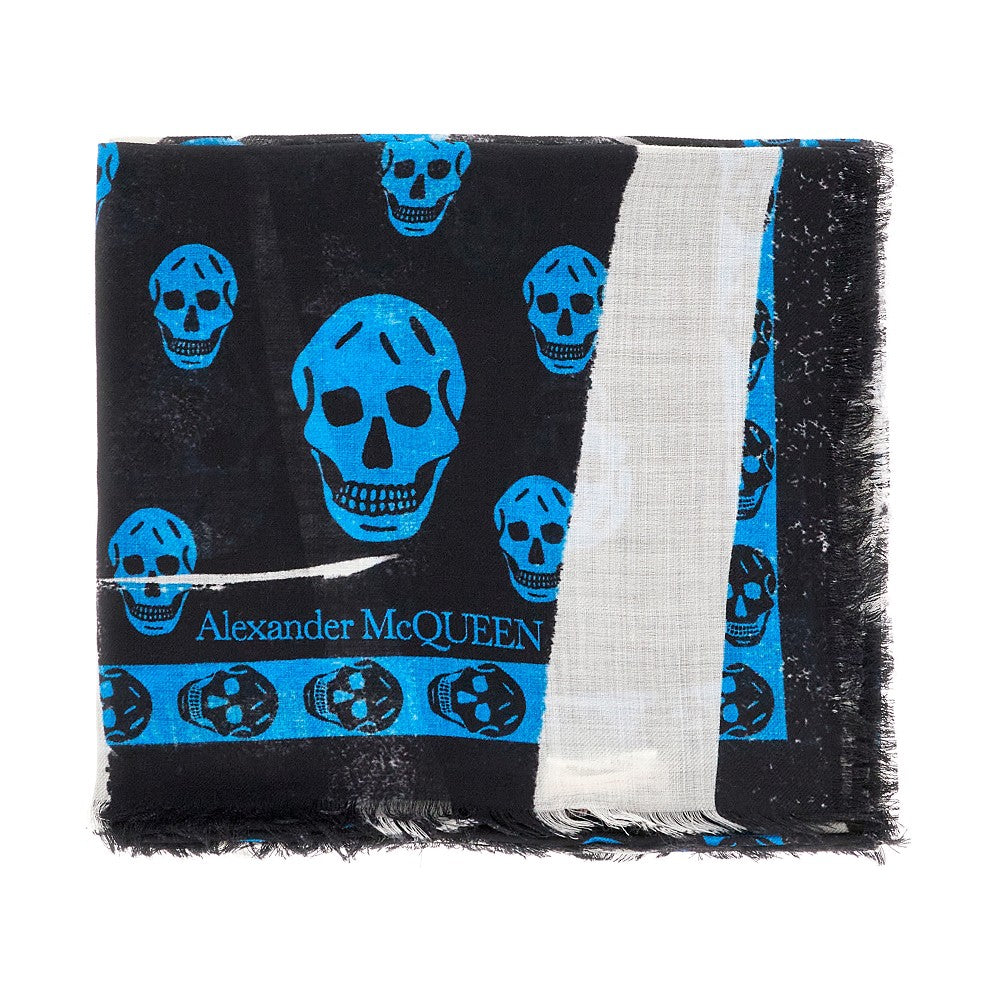 Foulard in lana Skull Slashed