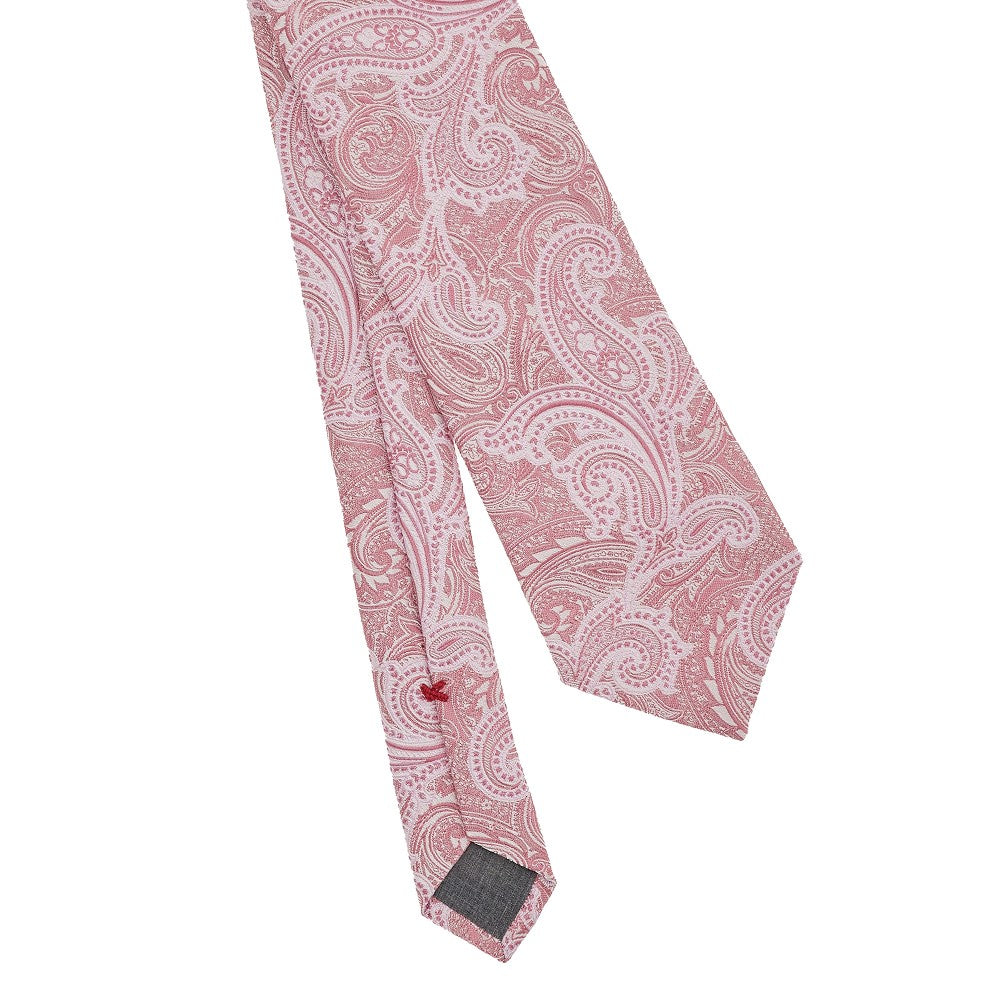 Paisley silk necktie