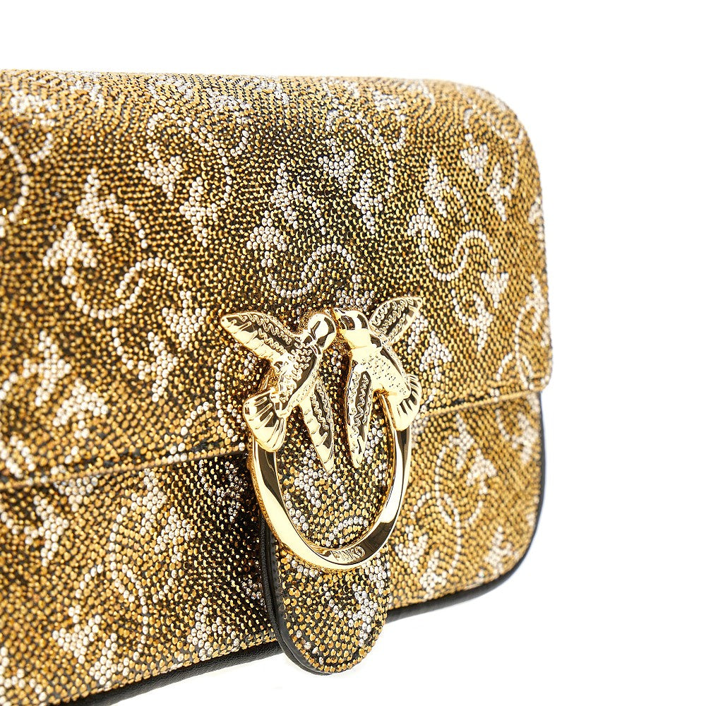 Pochette con catena Love One Pocket Strass