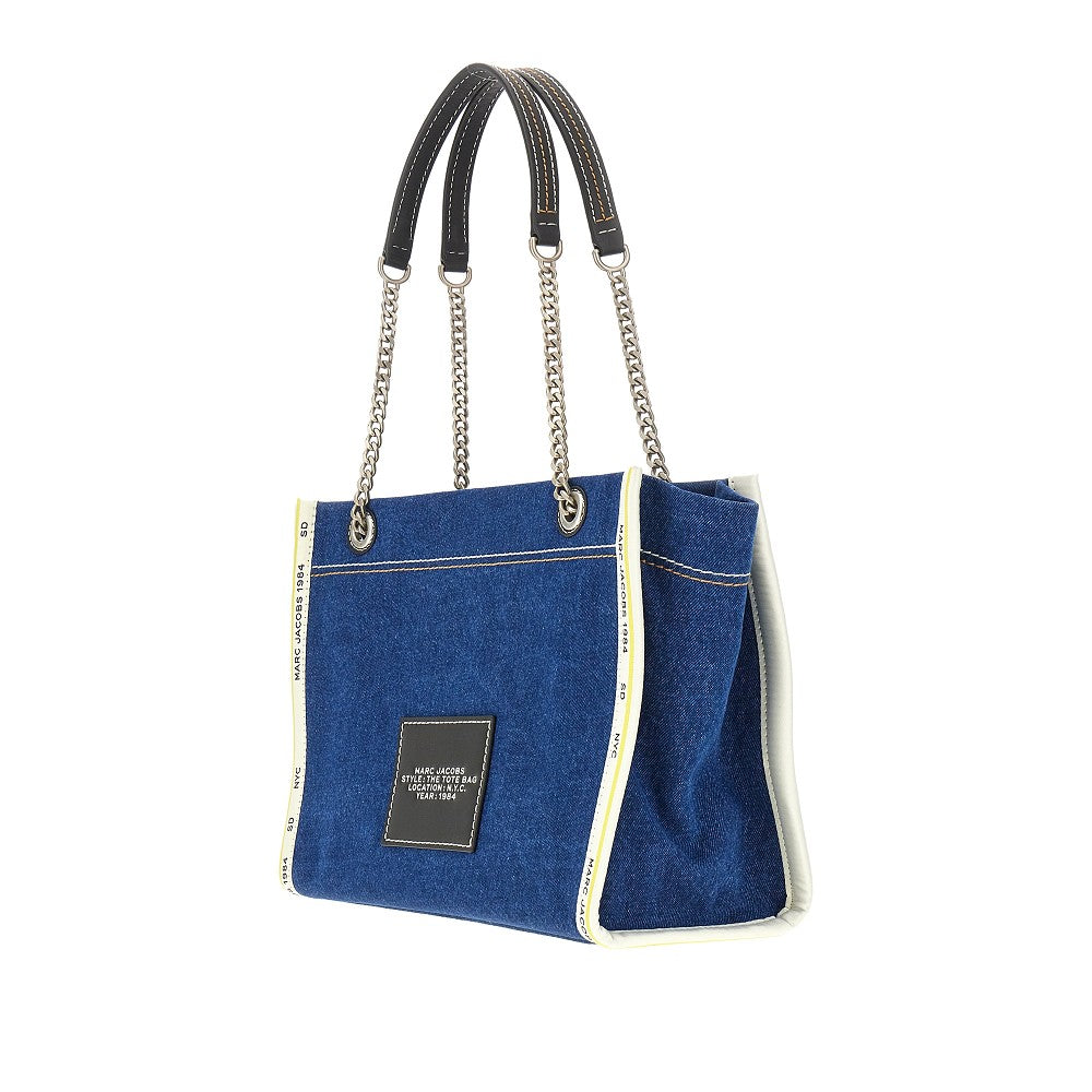 Borsa &#39;The Denim Chain Tote&#39; media